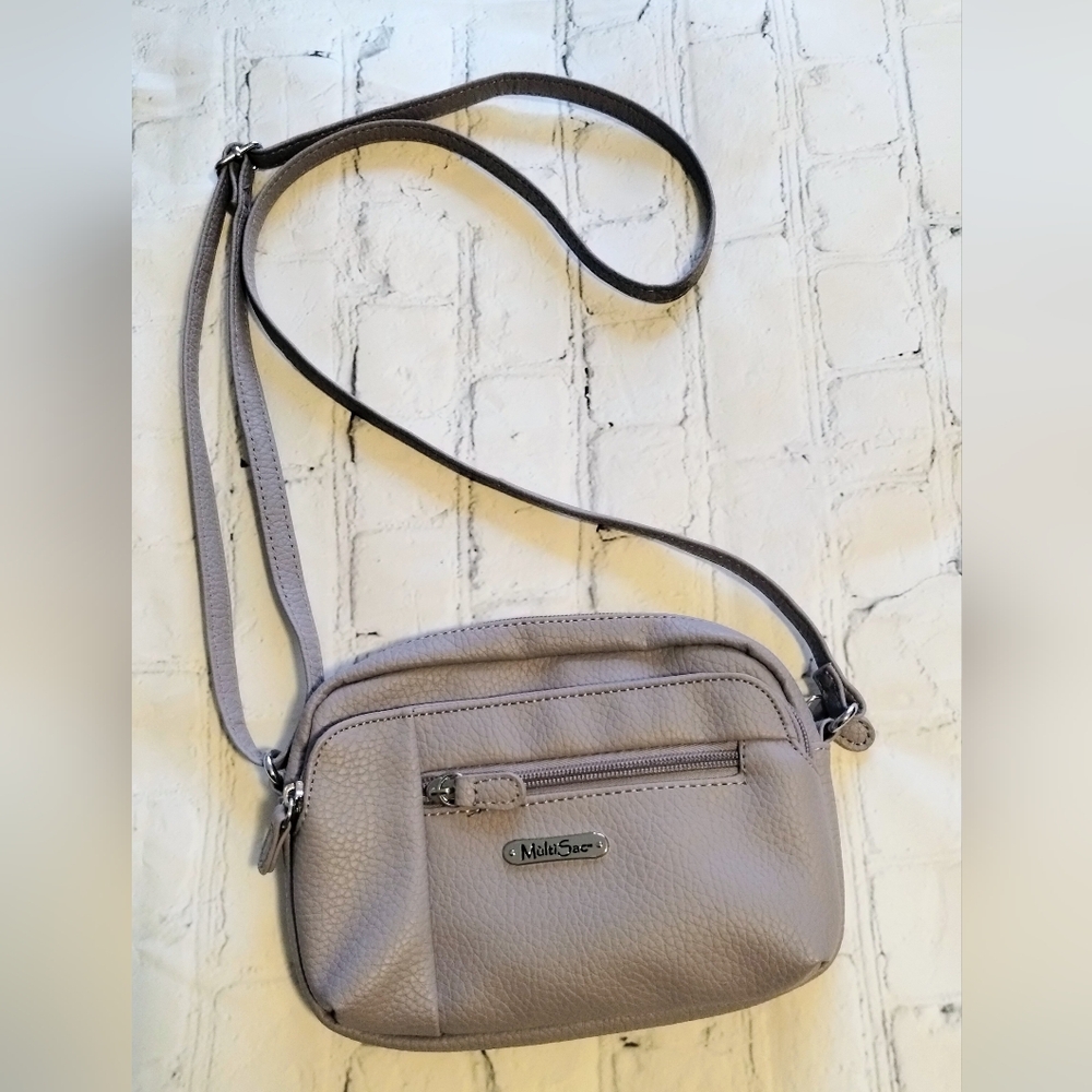 Chic Klein Sara Taupe Crossbody Bag